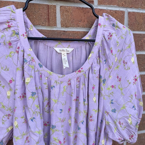 Matilda Jane Enchanted Garden Artist Floral Midi Dress Size Small - Picture 3 of 4